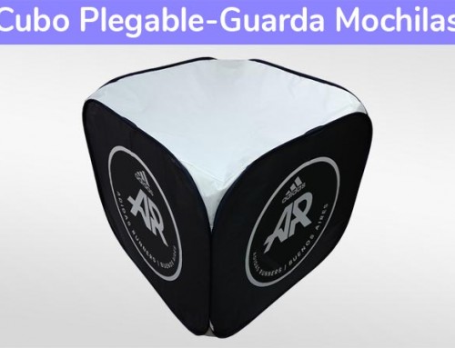 Cubo Plegable Guardamochilas